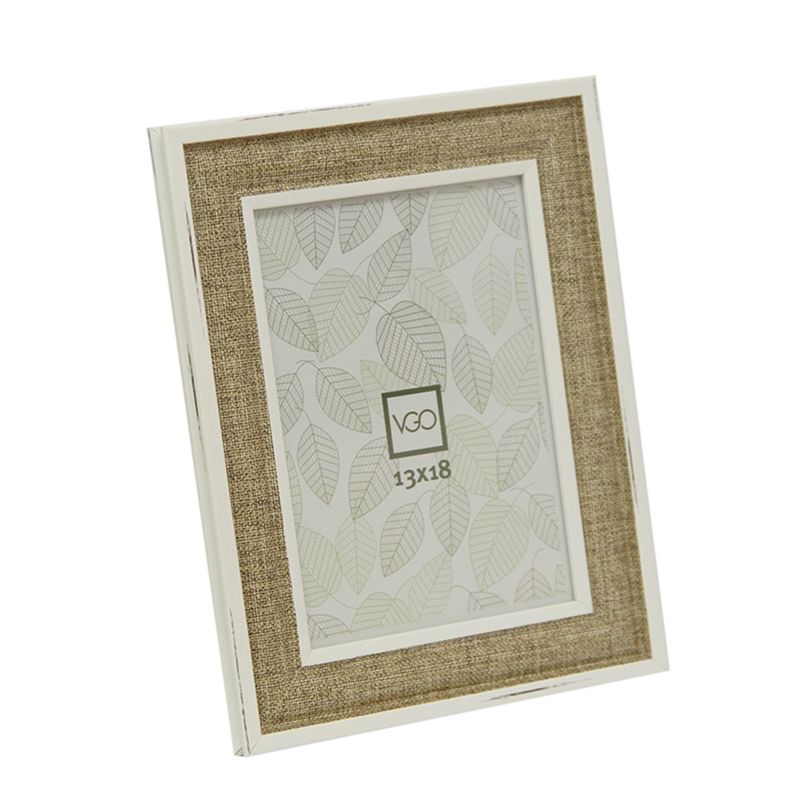 VGO - Marco simil madera rustico Natural 13x18 cm