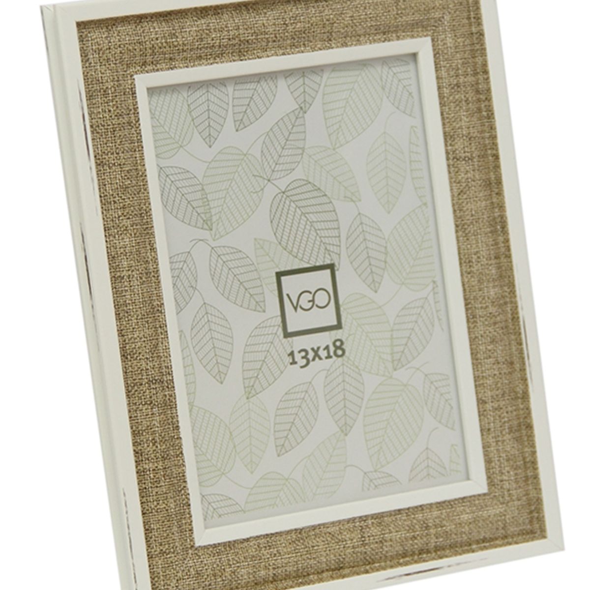 VGO - Marco simil madera rustico Beige 15x20 cm