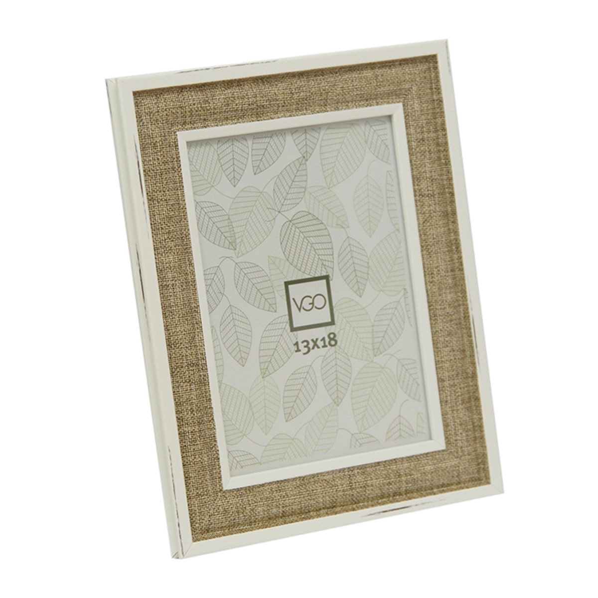 VGO - Marco simil madera rustico Beige 15x20 cm