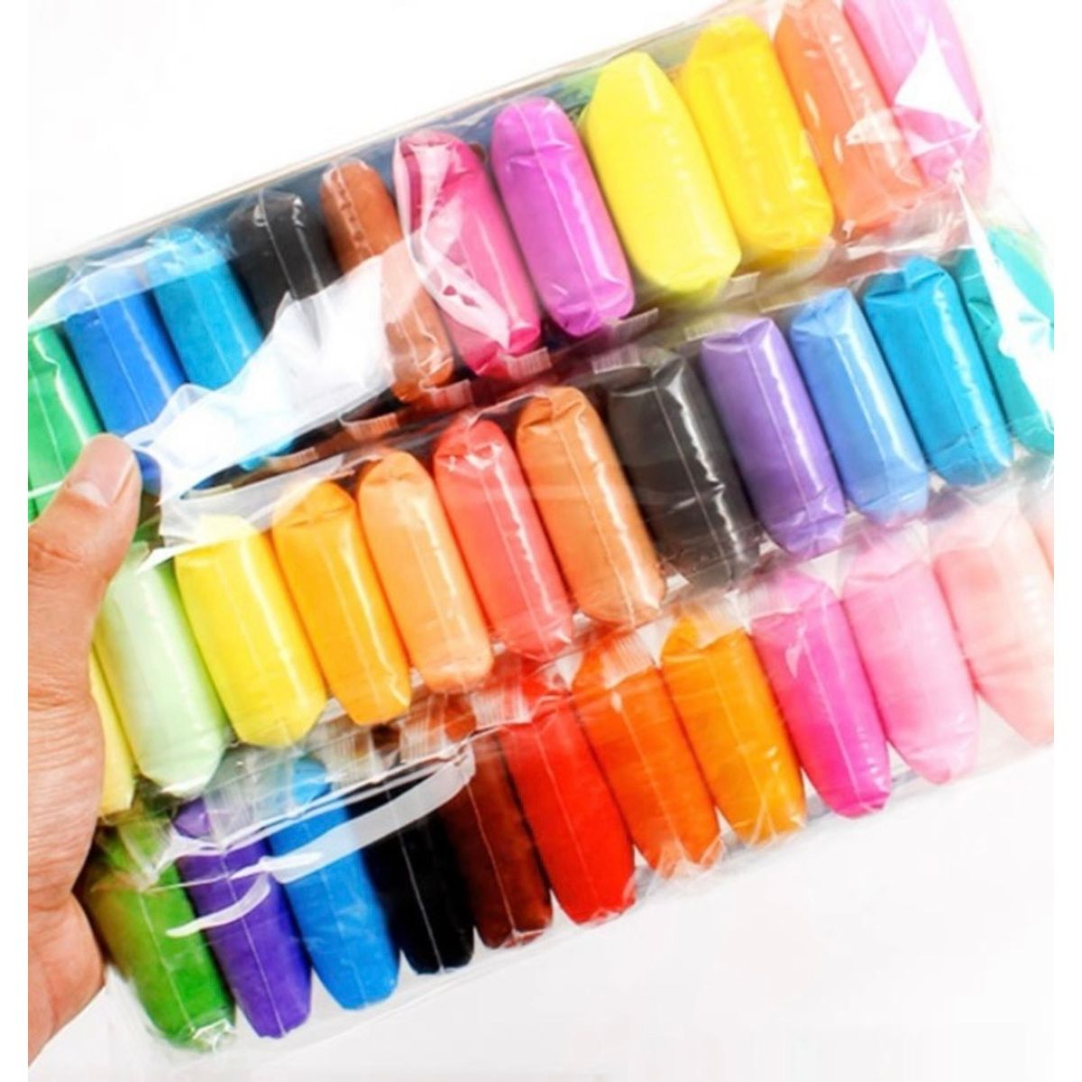 GENERICO - 36 Arcillas Masa Mágicas Figuras Plastilina Arcilla Modelado