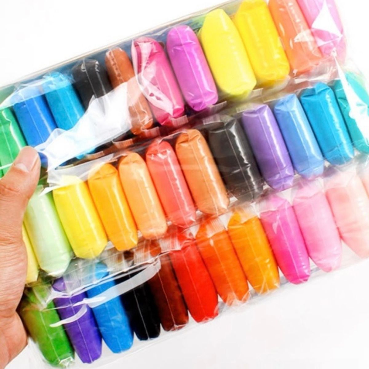 GENERICO - 36 Arcillas Masa Mágicas Figuras Plastilina Arcilla Modelado