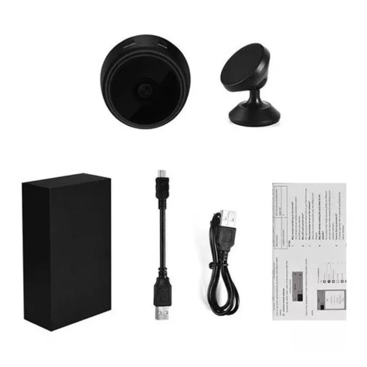 GENERICO - Cámara Espia Bateria Interna Recargable Wifi Portatil