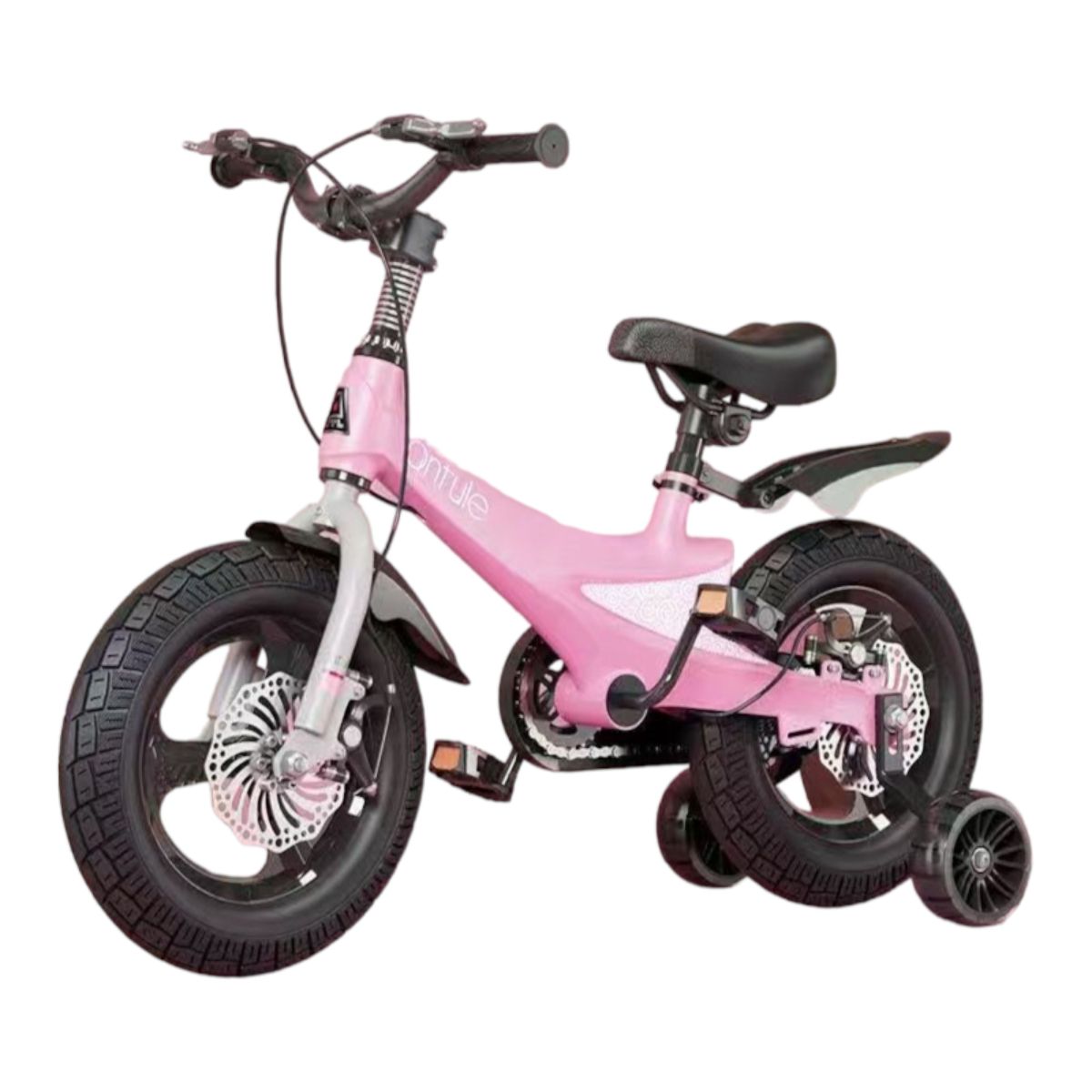 LUBABYCAS - Bicicleta Infantil 4-7 Años Niña Aro 14 Lubabycas Rosada