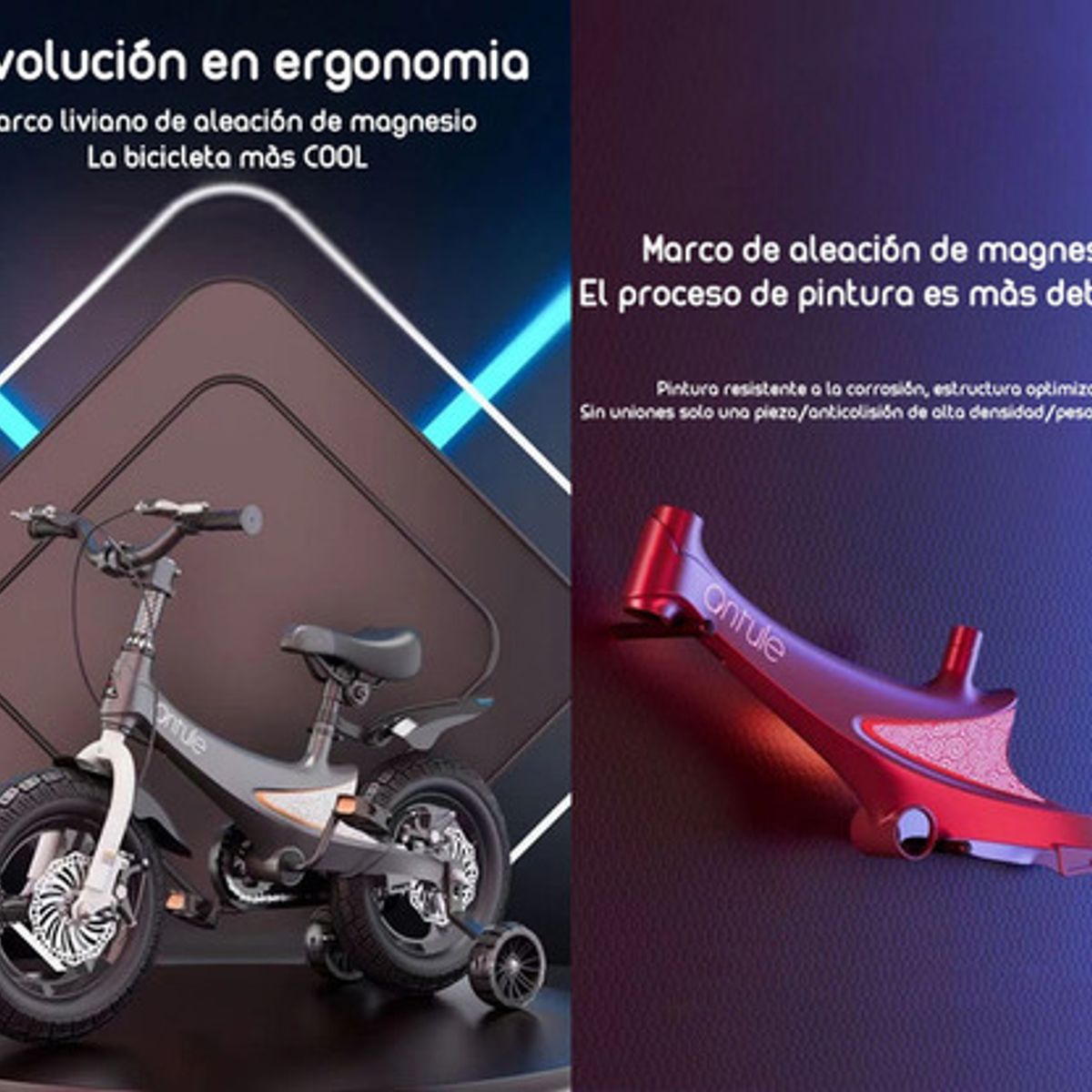 LUBABYCAS - Bicicleta Infantil 4-7 Años Niña Aro 14 Lubabycas Rosada