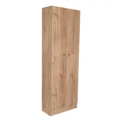 FMFURNITURE - Closet 2 Puertas Fm-010A - Cafe Claro / Blanco