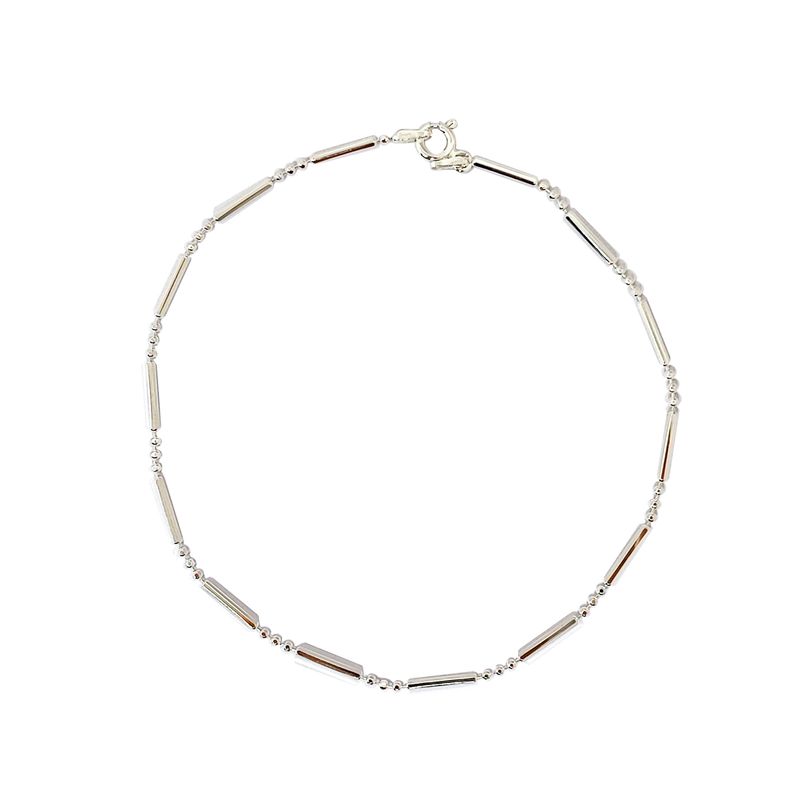 ANDREA COGGIOLA JOYAS - Tobillera Carolina Plata Fina 925