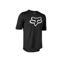 FOX - Polera Bicicleta Niño Ranger Negro