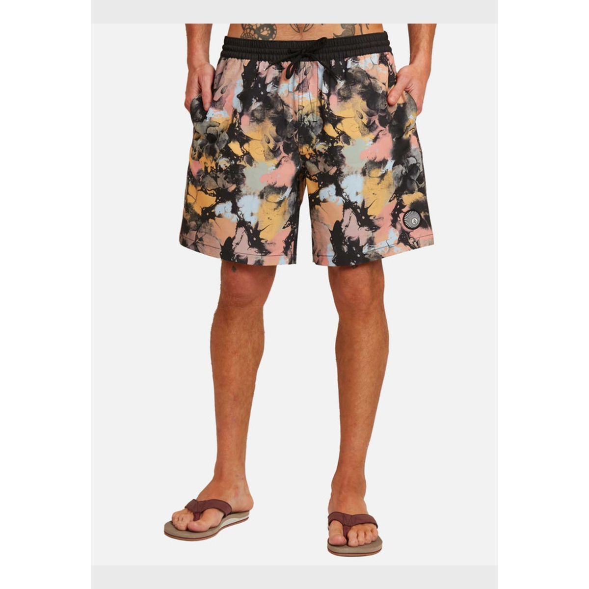 VOLCOM - Traje De Baño Chlorine killer Trunks Multicolor Hombre .