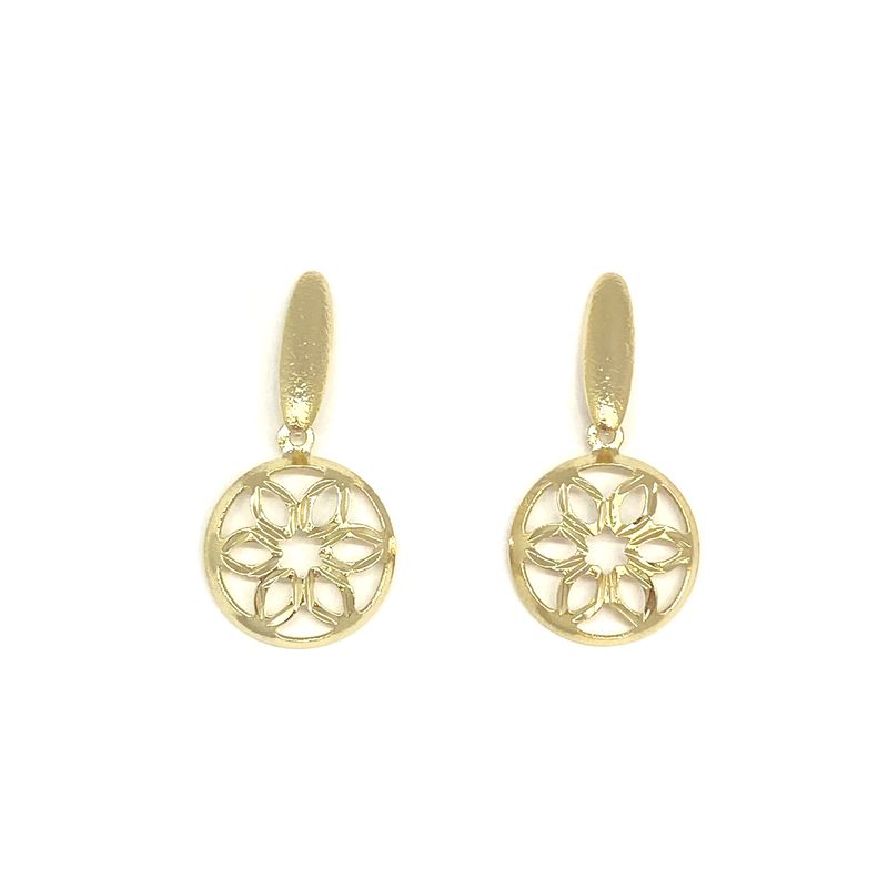 ANDREA COGGIOLA JOYAS - Aros Juli Enchapado Oro 18K