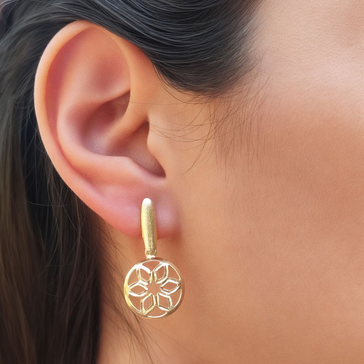 COGGIOLA - Aros Juli Enchapado Oro 18K