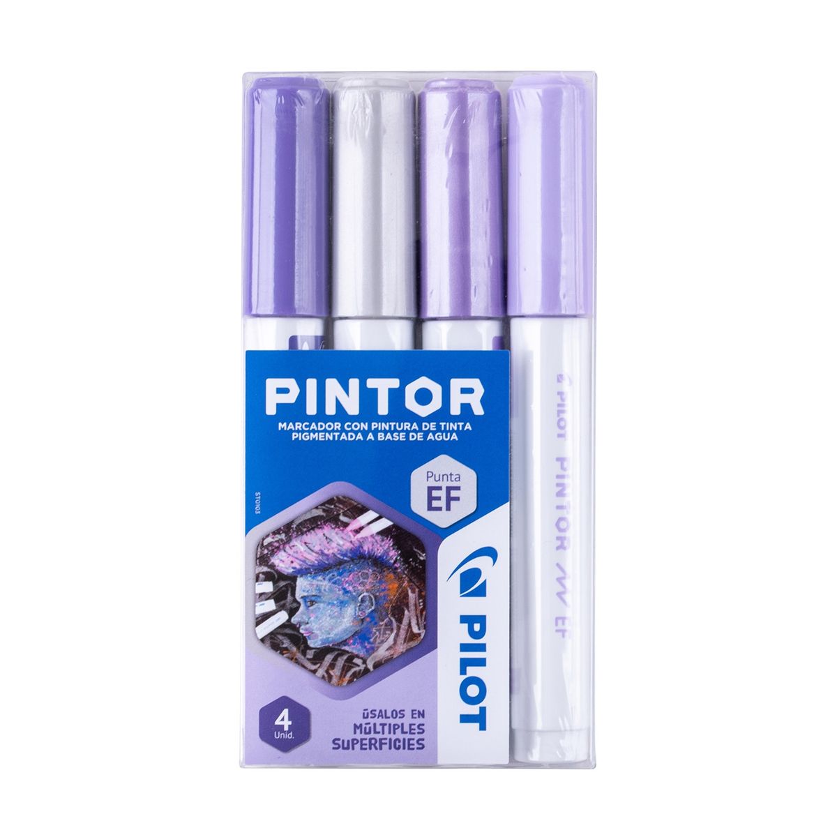 PILOT - PINTOR SET COLORES METALIZADOS PUNTA EXTRA FINA