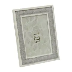 VGO - Marco simil madera Gris 15x20 cm