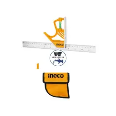 INGCO - Escuadra Magnética De Combinación 300 Mm +bolsa Proteccion