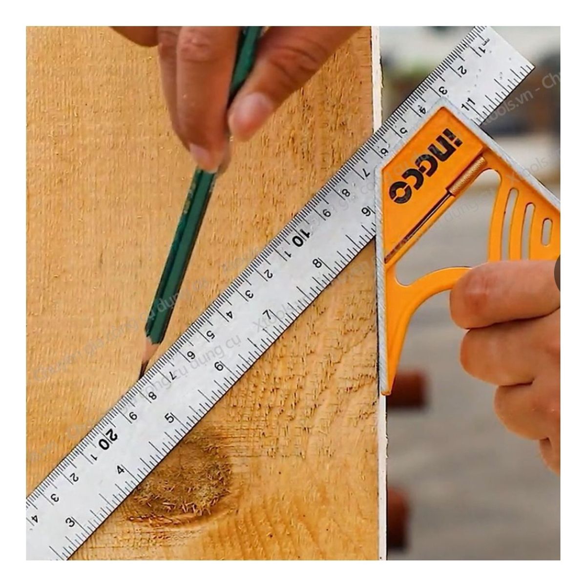 INGCO - Escuadra Magnética De Combinación 300 Mm Ingco +bolsa Proteccion