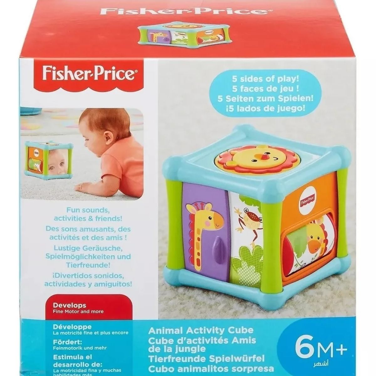 FISHER PRICE - Fisher-price Cubo Animalitos De Actividades Mattel