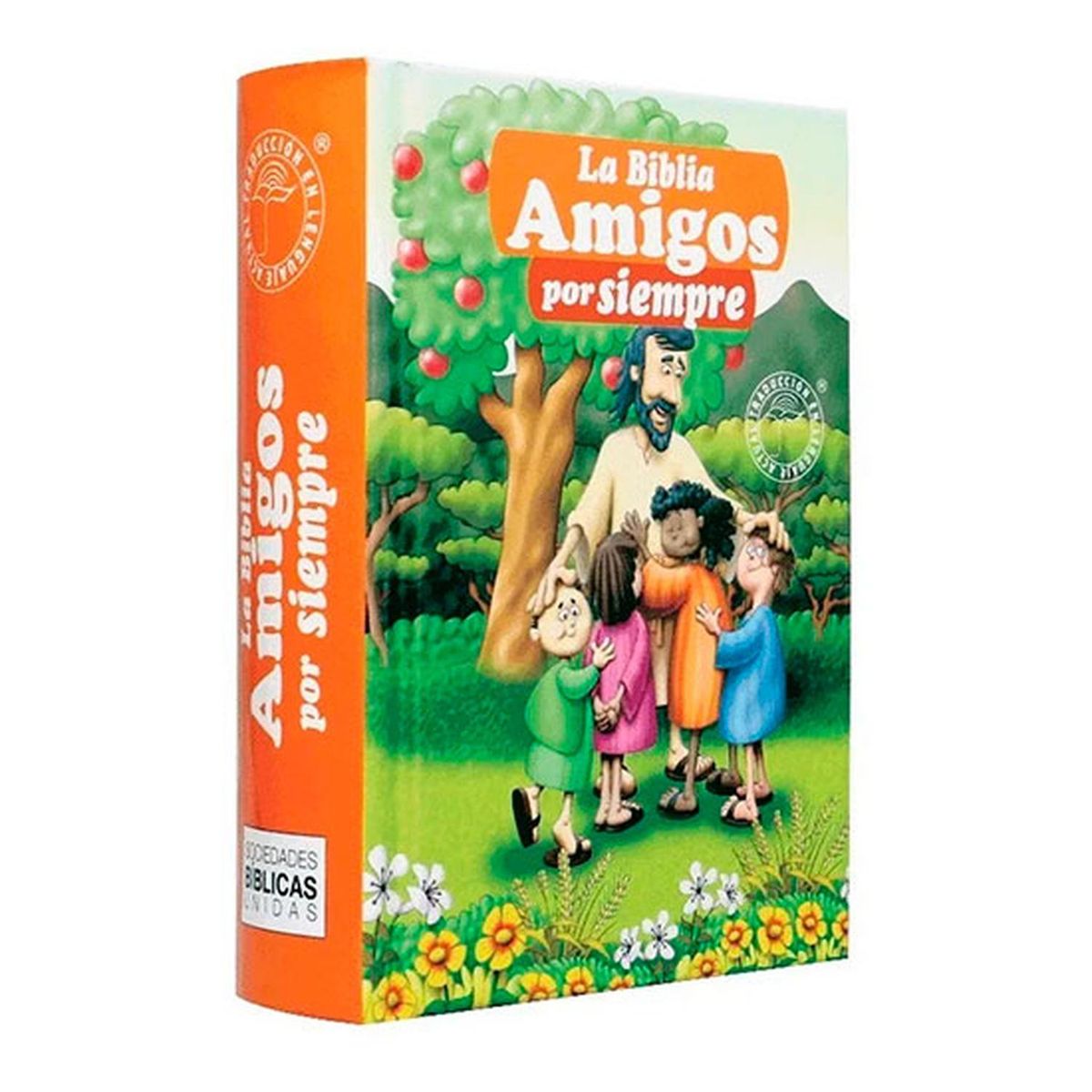 SOCIEDADES BIBLICAS UNIDAS - Biblia para Niños Amigos por Siempre TLA - Naranja