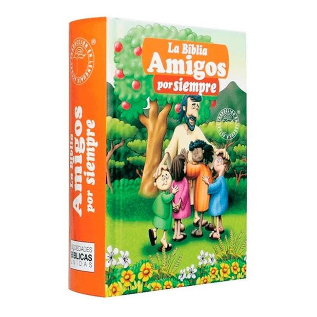SOCIEDADES BIBLICAS UNIDAS - Biblia para Niños Amigos por Siempre TLA - Naranja