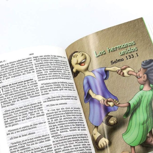 SOCIEDADES BIBLICAS UNIDAS - Biblia para Niños Amigos por Siempre TLA - Naranja