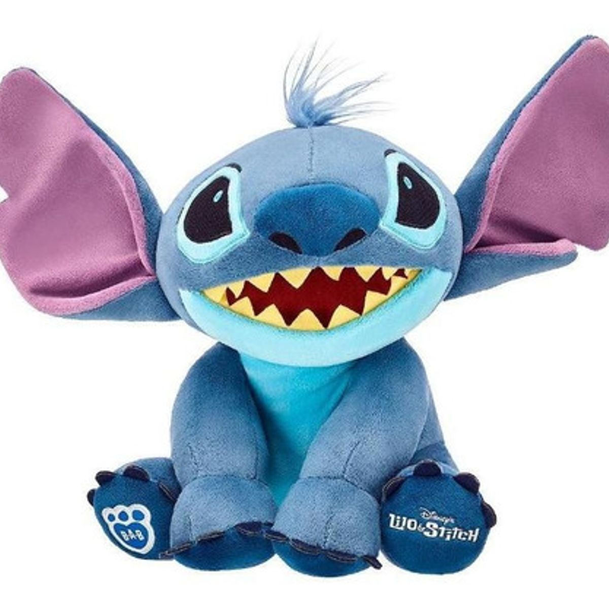 BUILD A BEAR - Peluche Build a Bear Stitch azul con orejas grandes