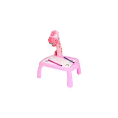IMPORTCLICK - Mesa Proyector Dibujo Aprendizaje Trazos Infantil Jirafa Rosado