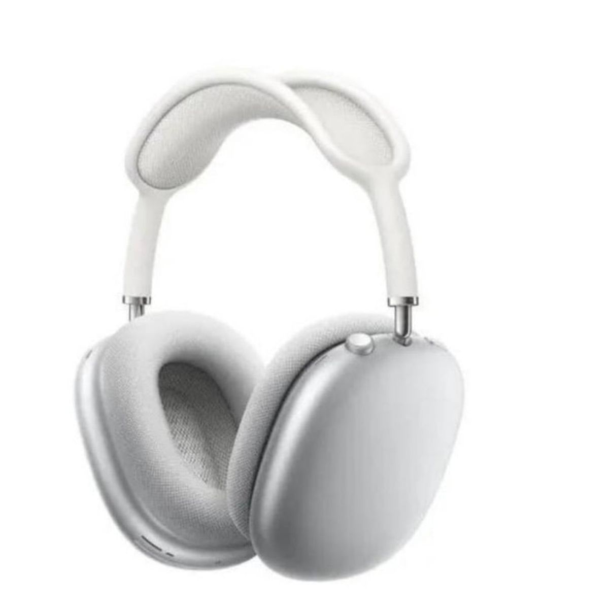 GENERICO - Audífonos Bluetooth De Diadema Plateado y Blanco