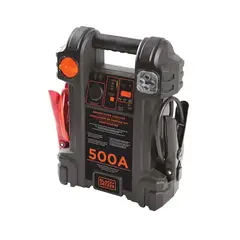 BLACK+DECKER - Arrancador Auxiliar Automóvil B&D 500 Amp