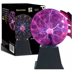 GENERICO - Lámpara Mesa Tesla Plasma Energia Tactil Bola Rayos