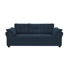 MUEBLES MPR - Sofá Mercury Felpa Petróleo
