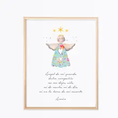 DECORACION PAJARITO - Cuadro regalo Bautizo o Primera Comunión