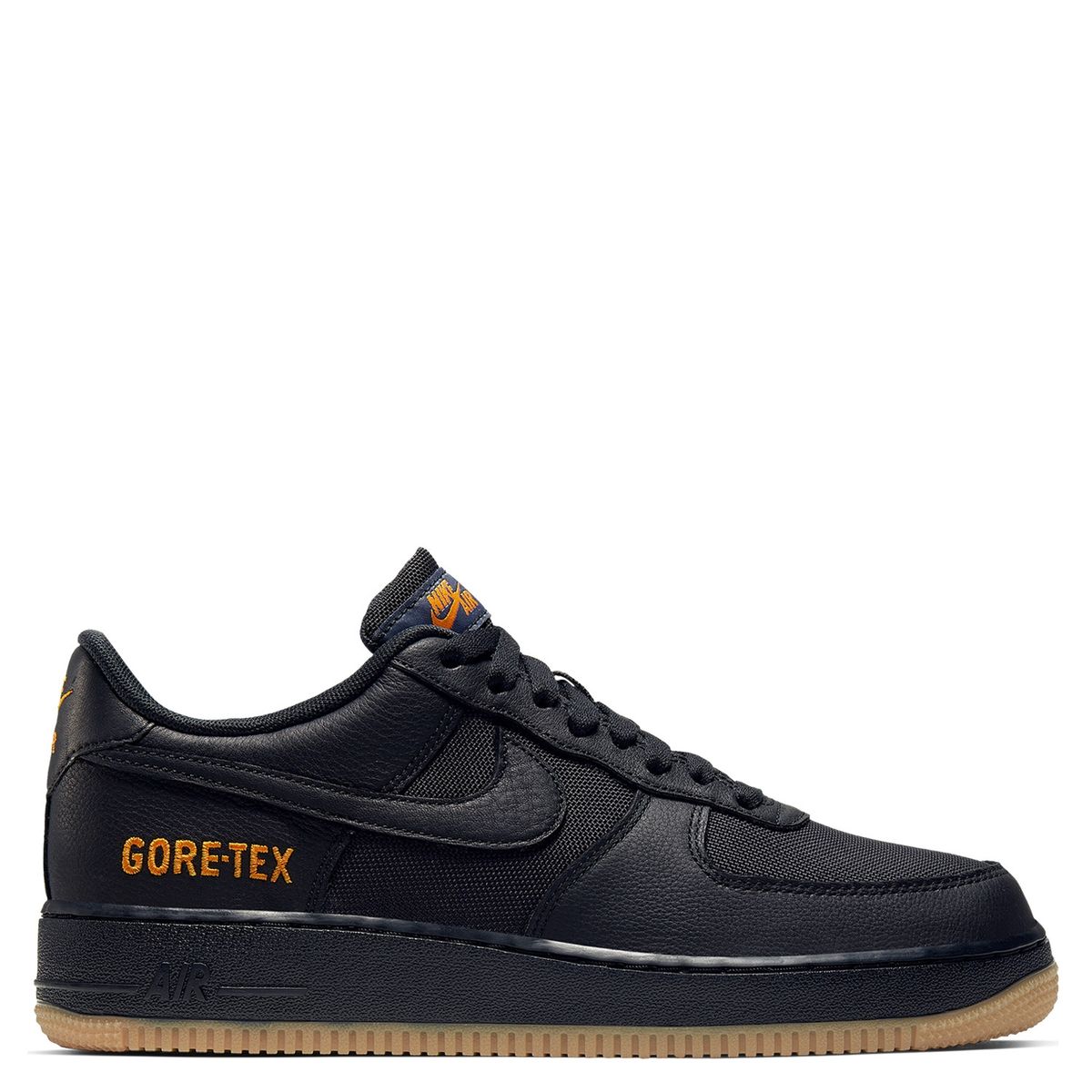 NIKE - Air Force 1 Zapatilla Urbana Hombre Cuero Negro Nike