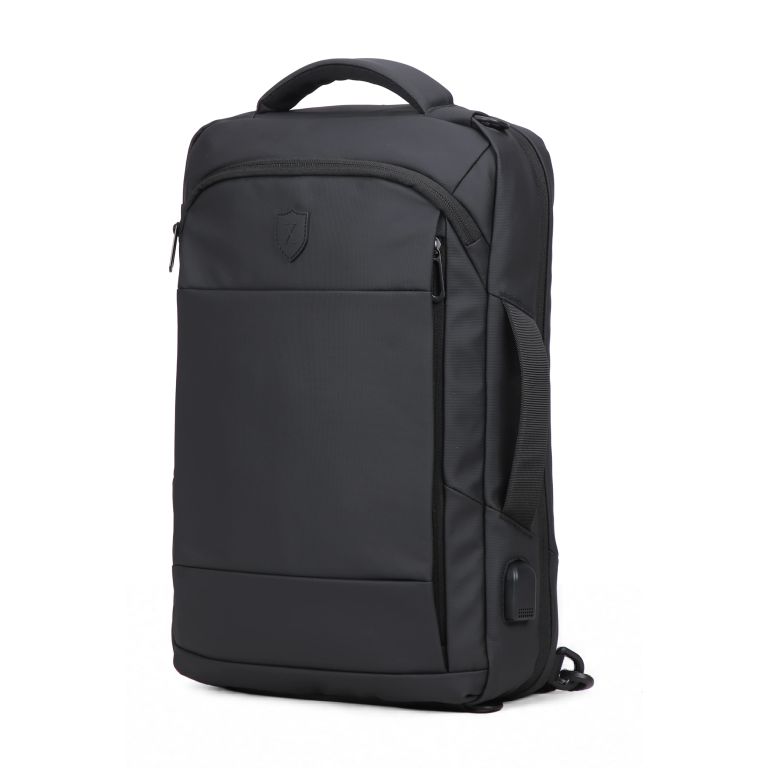 Mochila de Hombre Oficina Ejecutiva - Executive Backpack - Compacta Notebook 15.6 Negro S/M