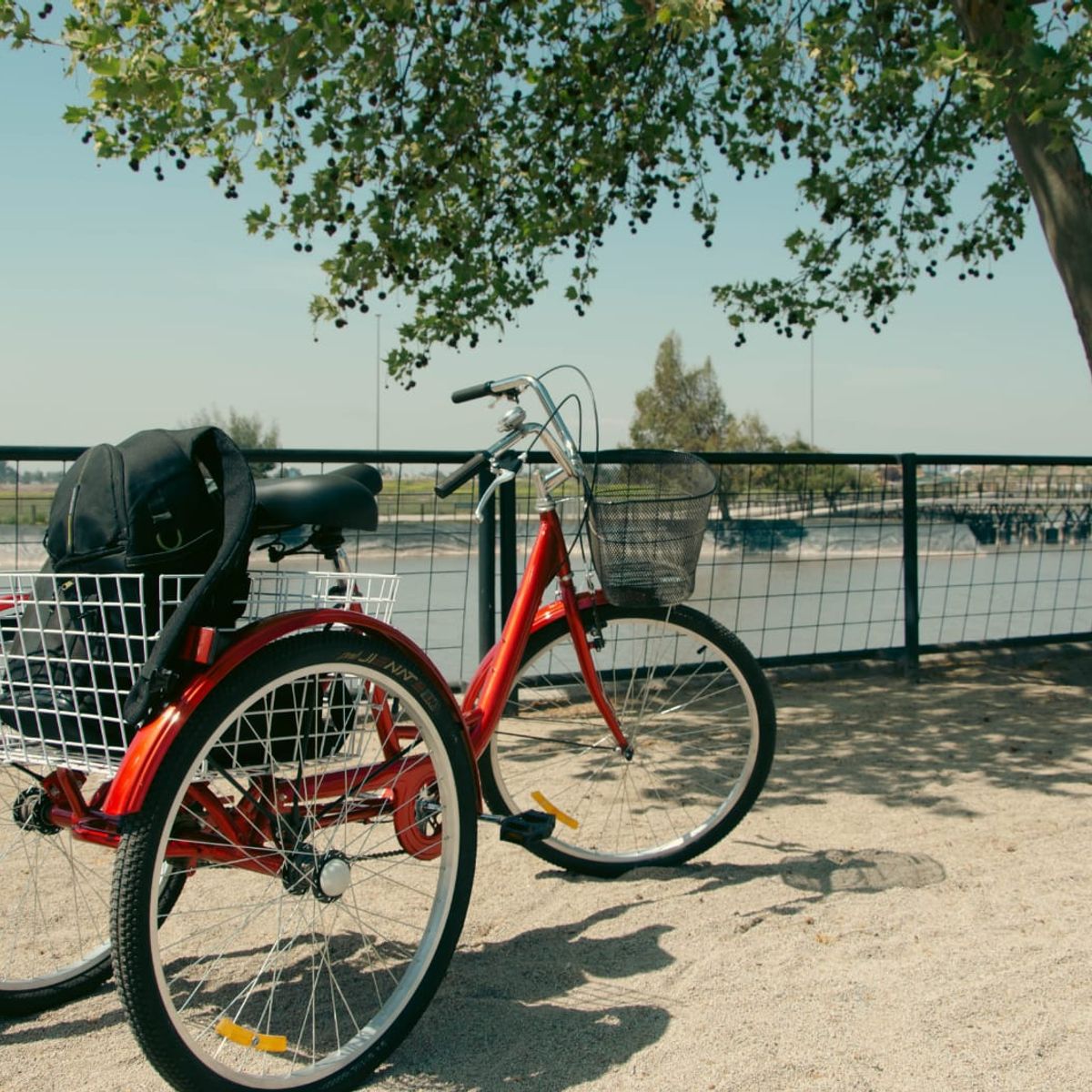 GENERICO - Bicicleta 3 Ruedas, Color Rojo, Aro 26, Acero Alto Carbono