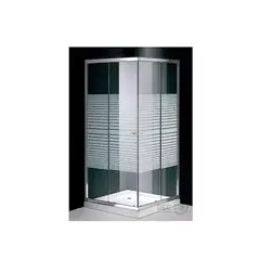 DECHAUS - Shower Door Y Receptáculo Vidrio Templado 80x80