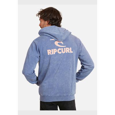 Imagen 2 del producto Poleron Fullzipper After Shock Rashie Fz Acid Wash Azul Hombre Ripcurl