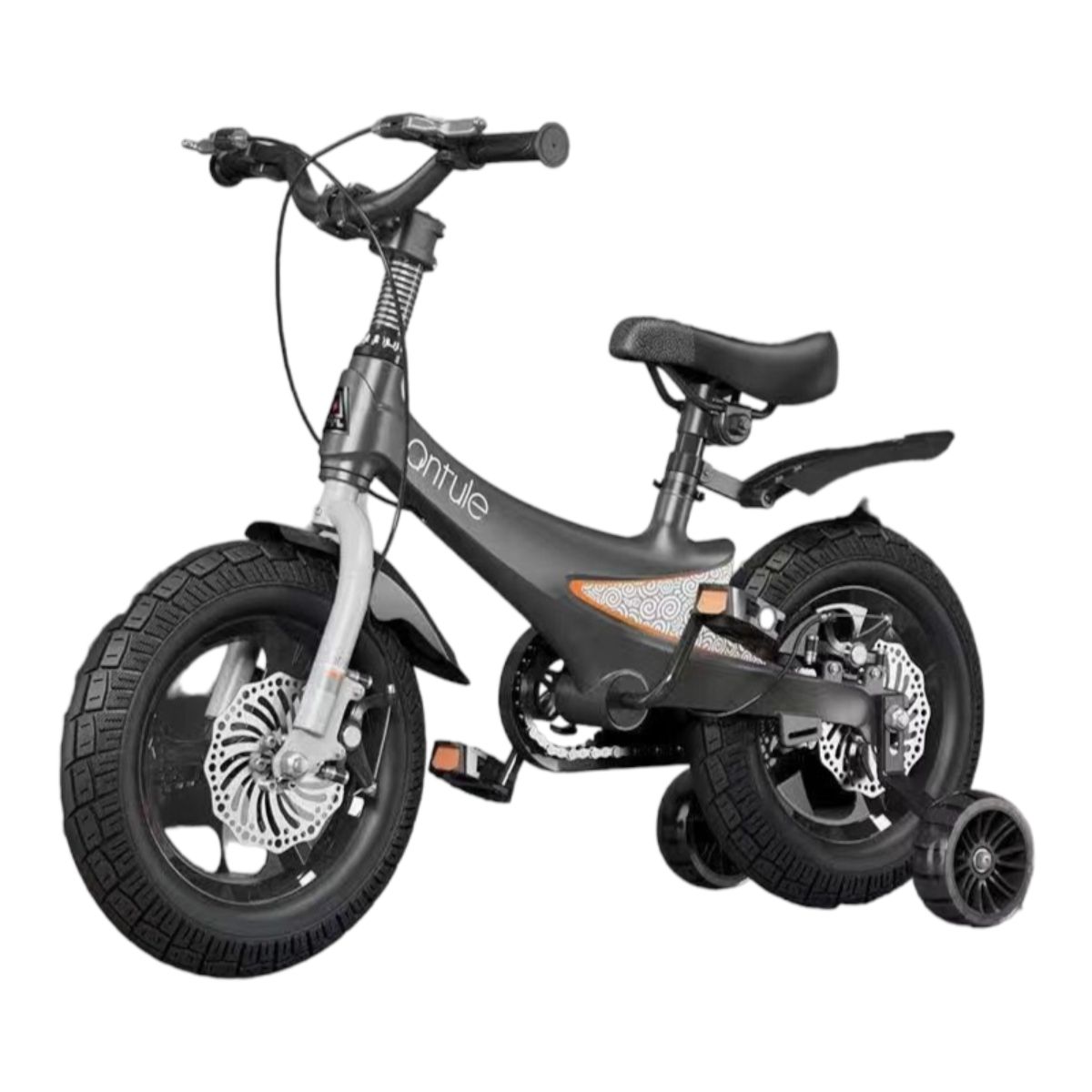 LUBABYCAS - Bicicleta Infantil 4-7 Años Niño Aro 14 Lubabycas Gris