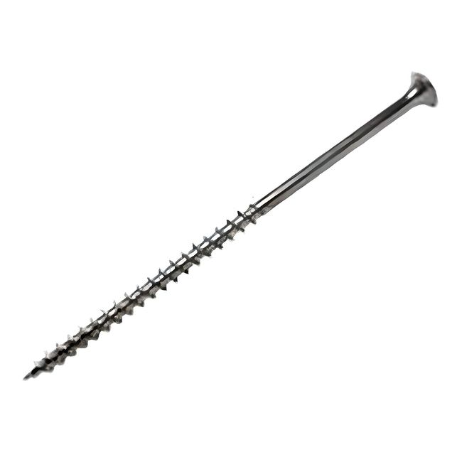 KAMASA - Tornillo Zincado Volcanita Madera 10x 4 Pulgada 1kg 120un.