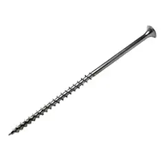 KAMASA - Tornillo Zincado Volcanita Madera 10x 4 Pulgada 1kg 120un.