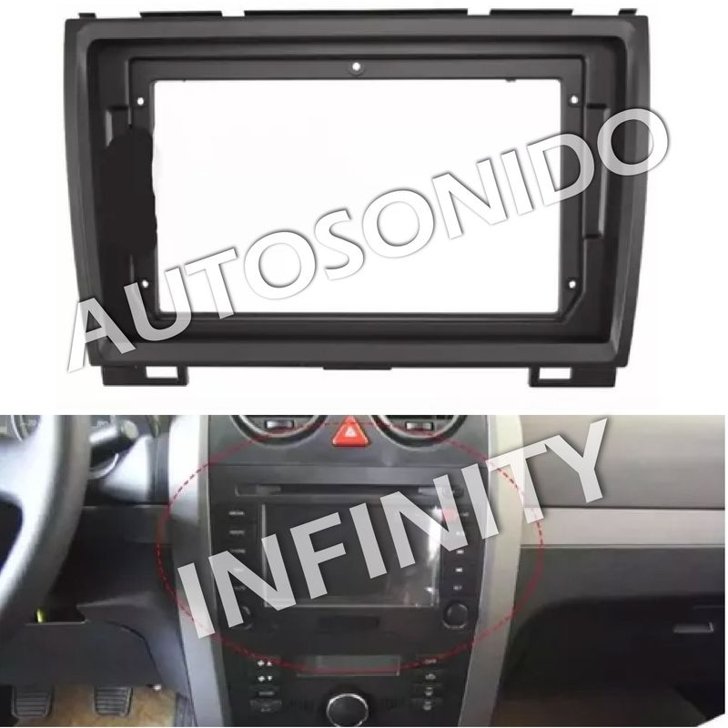 GENERICO - Adaptador Radio Bisel Great Wall H3 H5 2010  Up 9 Pulgada
