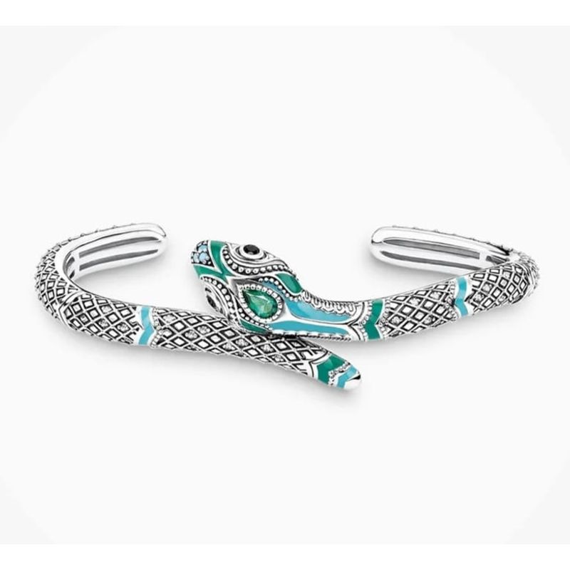 GENERICO - Pulsera Esclava Serpiente Plata 925