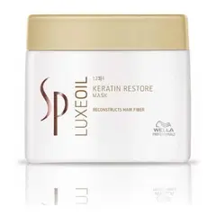 WELLA - Máscara Sp Luxeoil Keratin Restore Restauradora 400 Ml.