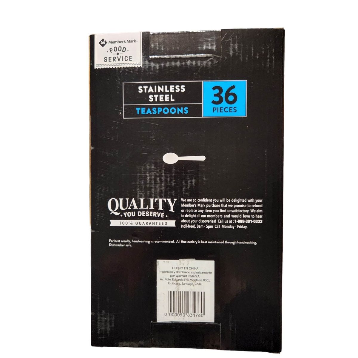 STAINLESS STEEL - set 36 cucharitas de té acero inoxidable stainless steel