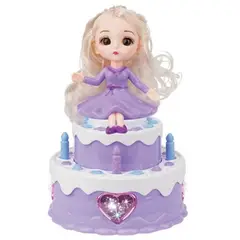 OEM - MUÑECA GIRATORIA Y MUSICAL PARA JUEGO O DECORACION TORTAS.