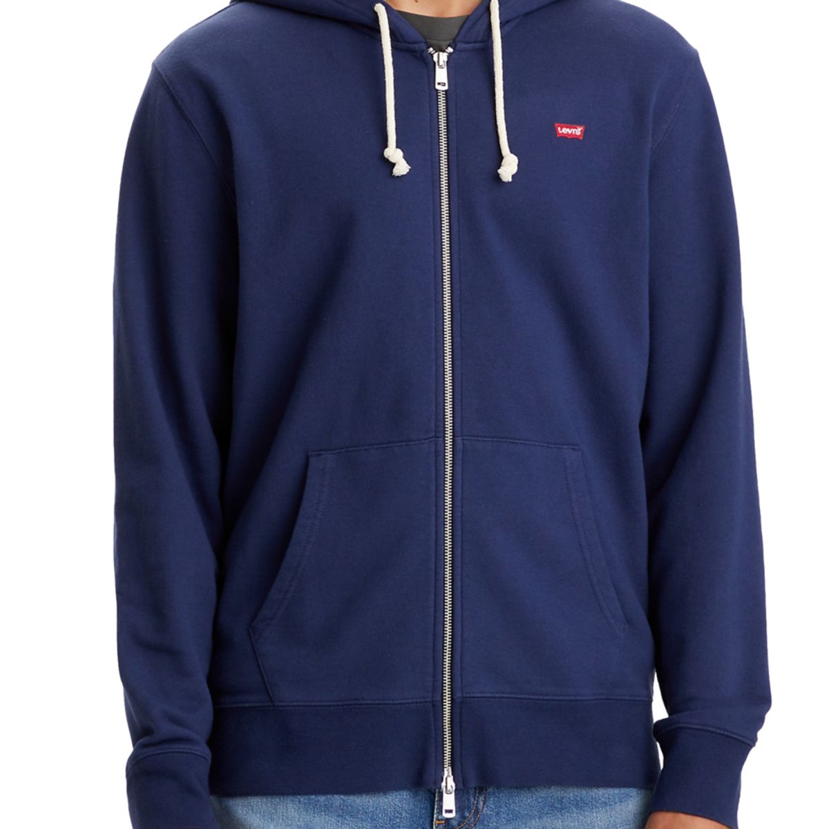 LEVIS - Polerón Hombre Zip Up Azul Marino Levis