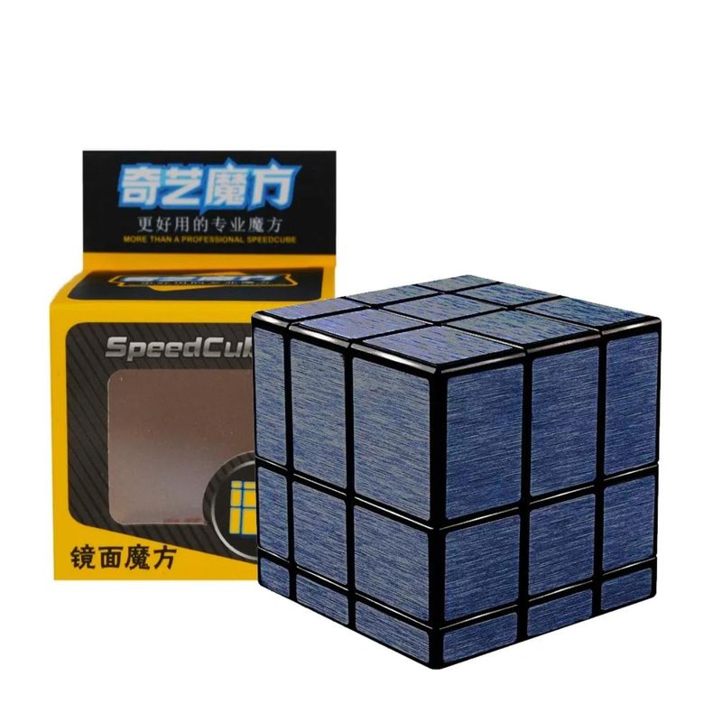 QIYI - CUBO RUBIK ORIGINAL QIYI 3X3 MIRROR AZUL
