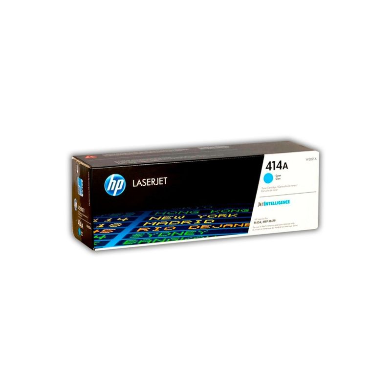 HP - Cartucho de Tóner HP 414A Cian LaserJet Original HP