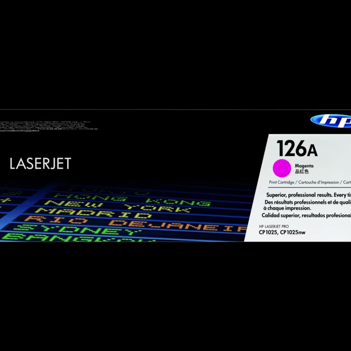 HP - Cartucho de Tóner HP 126A 1000 páginas Magenta LaserJet HP