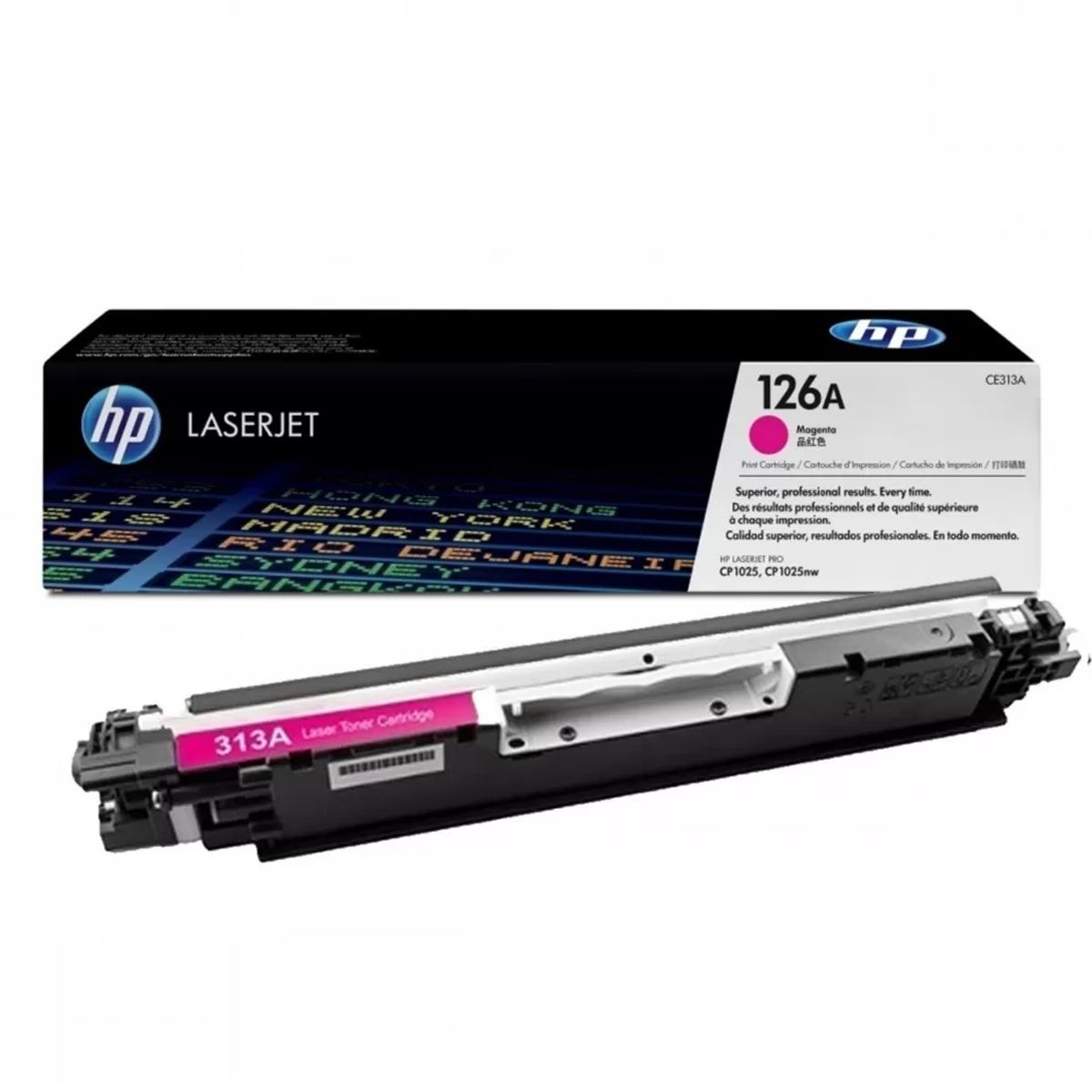 HP - Cartucho de Tóner HP 126A 1000 páginas Magenta LaserJet HP