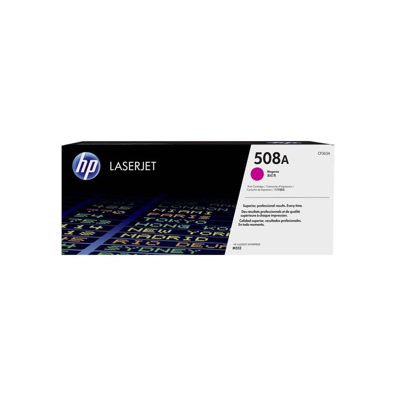 HP - Cartucho Tóner HP 508A 5000 pag Magenta LaserJet Original HP