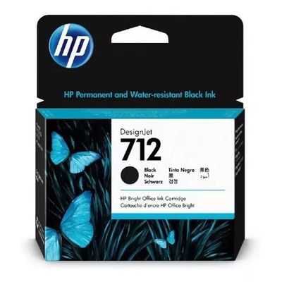 Hp Cartucho De Tinta Designjet 712 De 80 Ml Negro