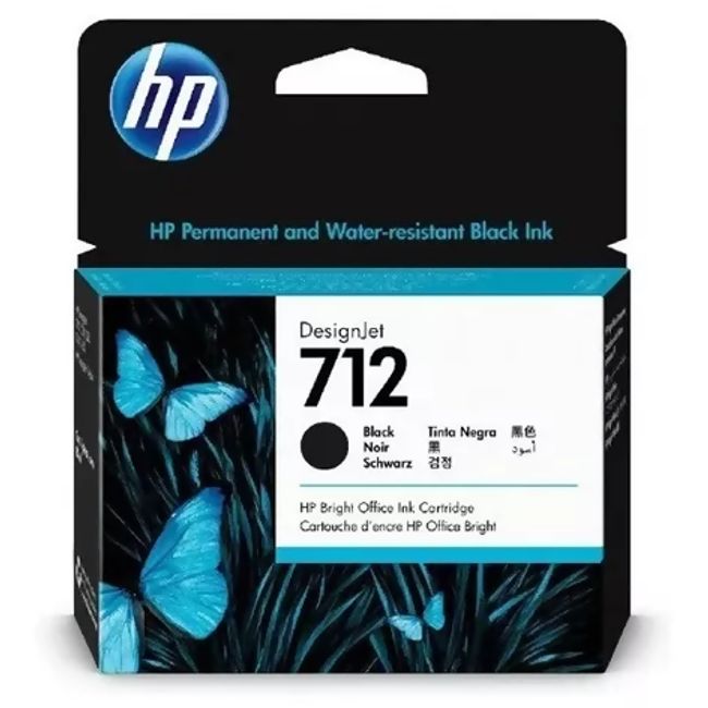 HP - Cartucho de Tinta HP DesignJet 712 de 80 ml Negro HP